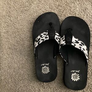 Yellow Box Flip Flops